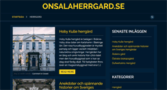 Desktop Screenshot of onsalaherrgard.se