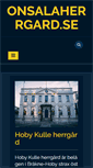 Mobile Screenshot of onsalaherrgard.se